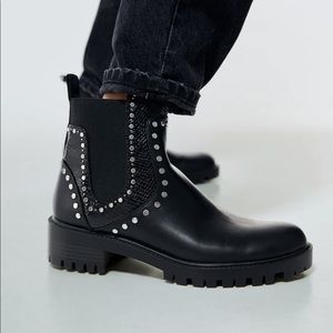 Zara studded ankle boot